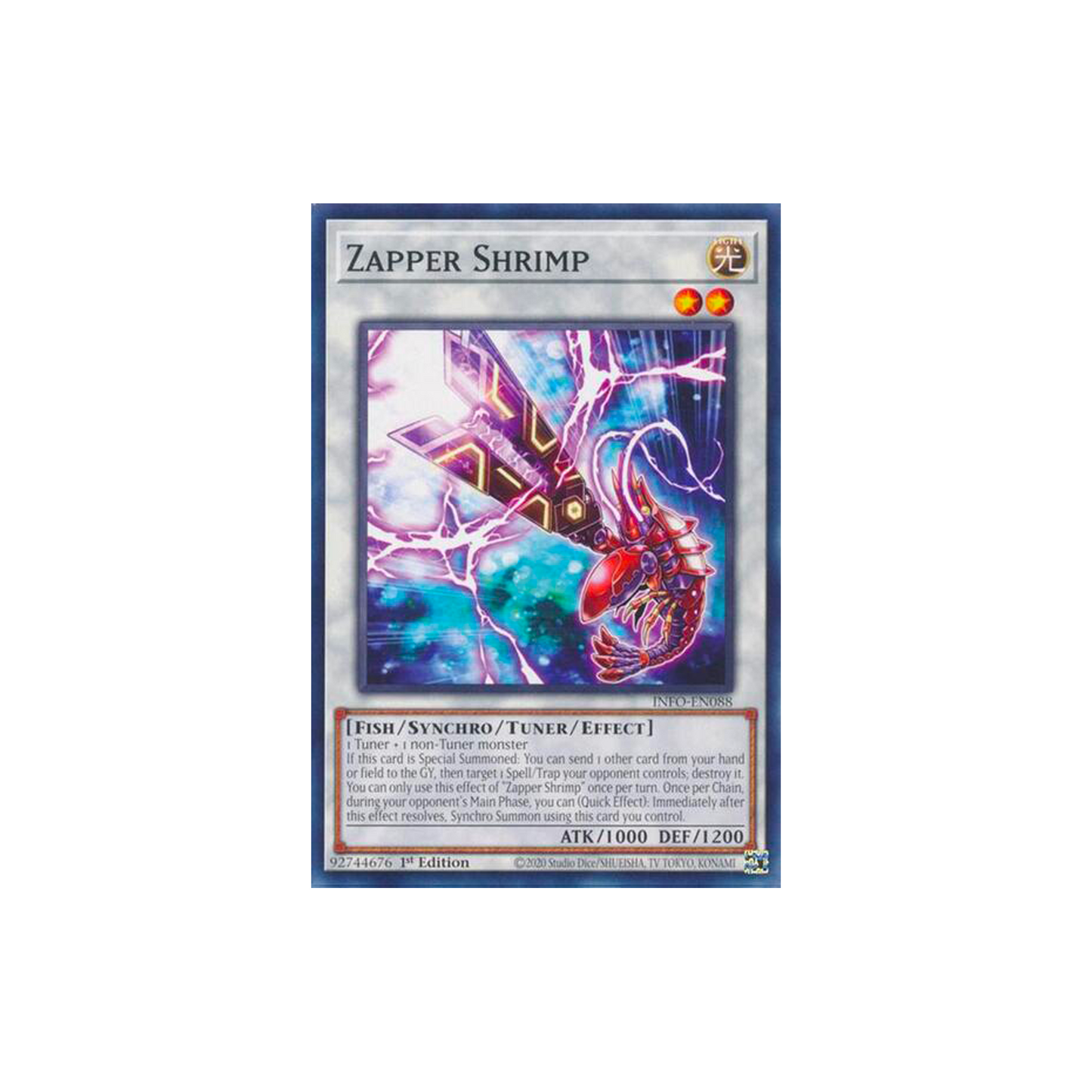 ZAPPER SHRIMP - COMMON - 1ST EDITION