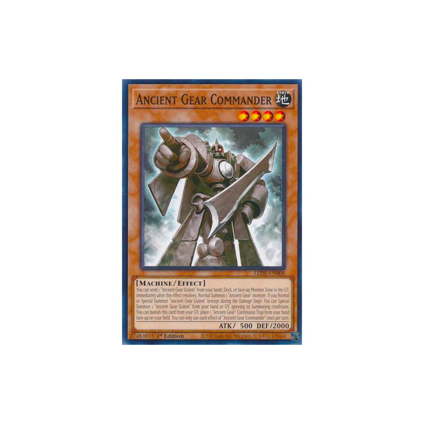 ANCIENT GEAR COMMANDER - COMMON - 1ST EDITION