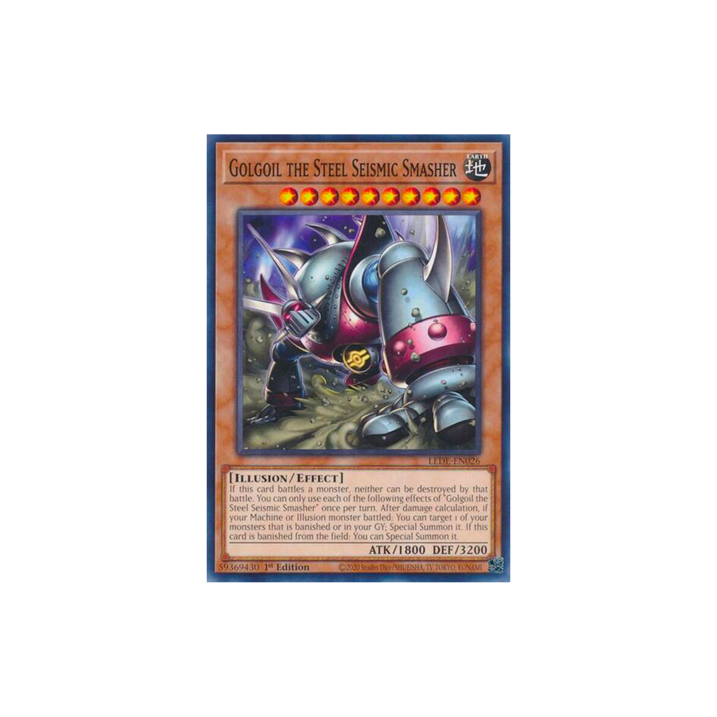 GOLGOIL THE STEEL SEISMIC SMASHER - COMMON - 1ST EDITION