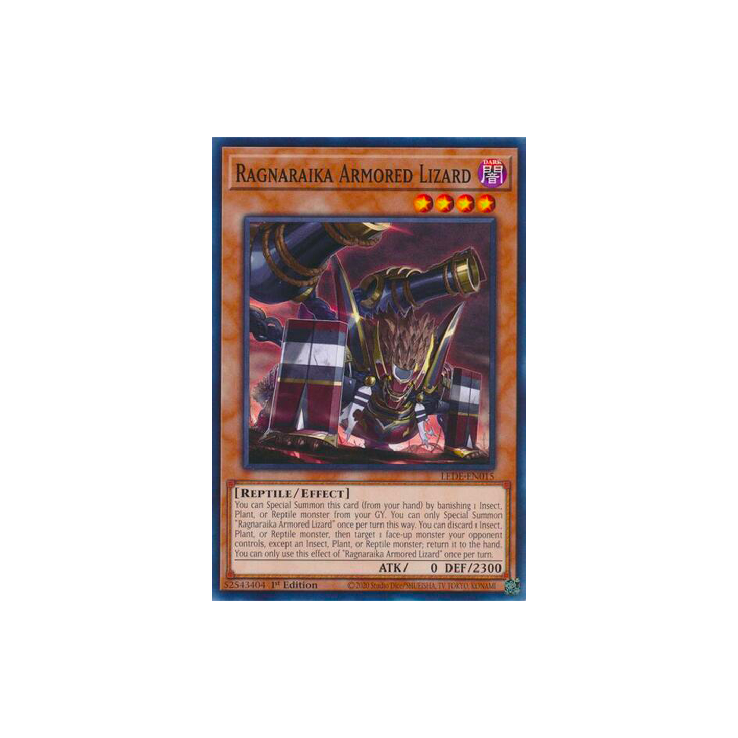 RAGNARAIKA ARMORED LIZARD - COMMON - 1ST EDITION