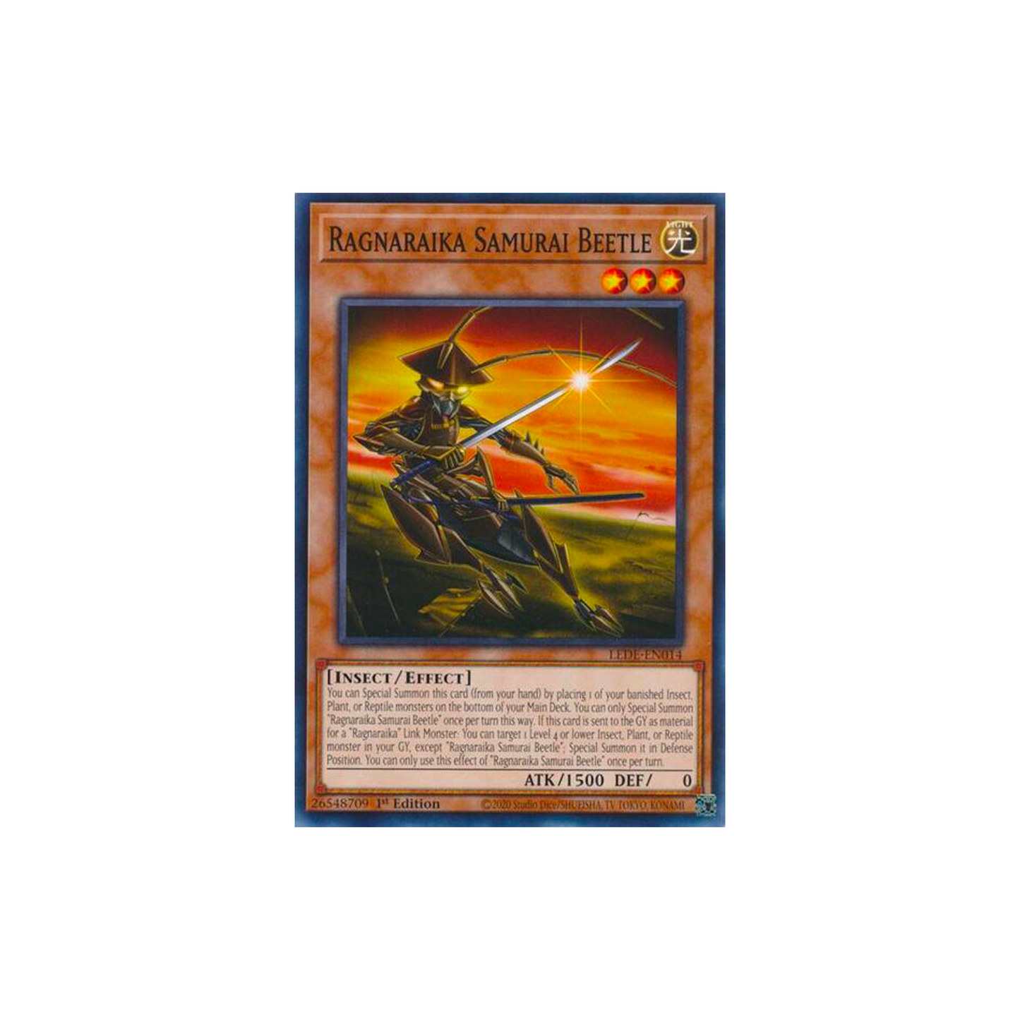 RAGNARAIKA SAMURAI BEETLE - COMMON - 1ST EDITION
