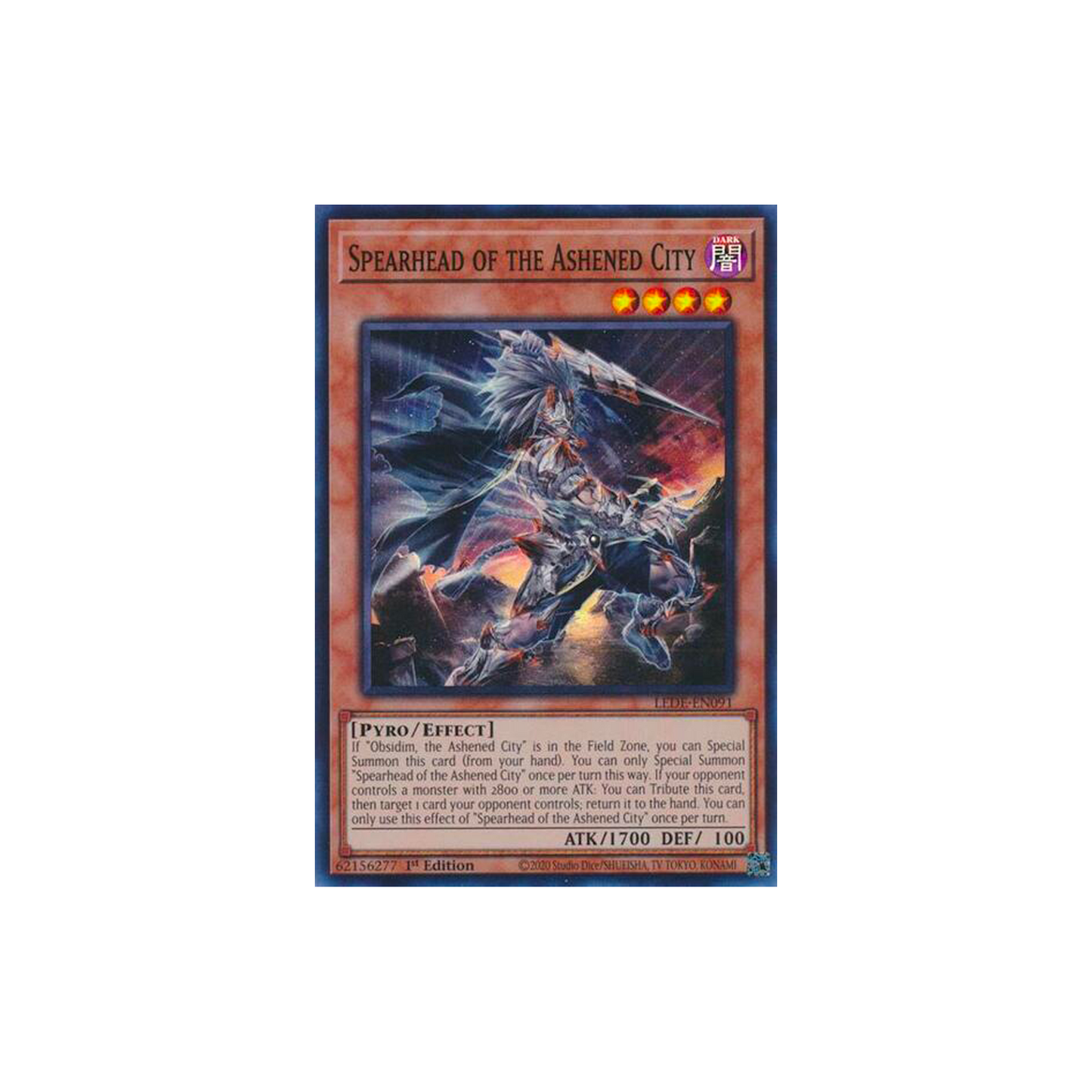 SPEARHEAD OF THE ASHENED CITY - SUPER RARE - 1ST EDITION