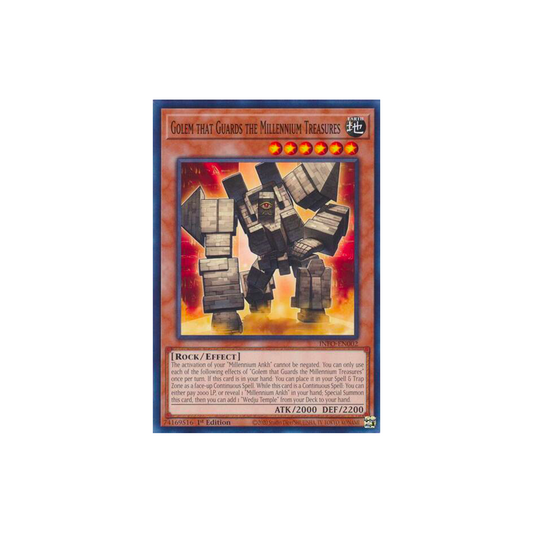 GOLEM THAT GUARDS THE MILLENNIUM TREASURES - COMMON - 1ST EDITION