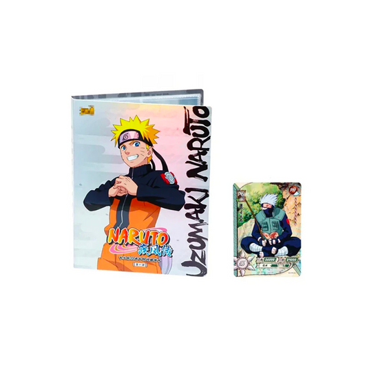 Kayou | Naruto : 4 Pocket Binder Holds 80 Cards with Kakashi Promo