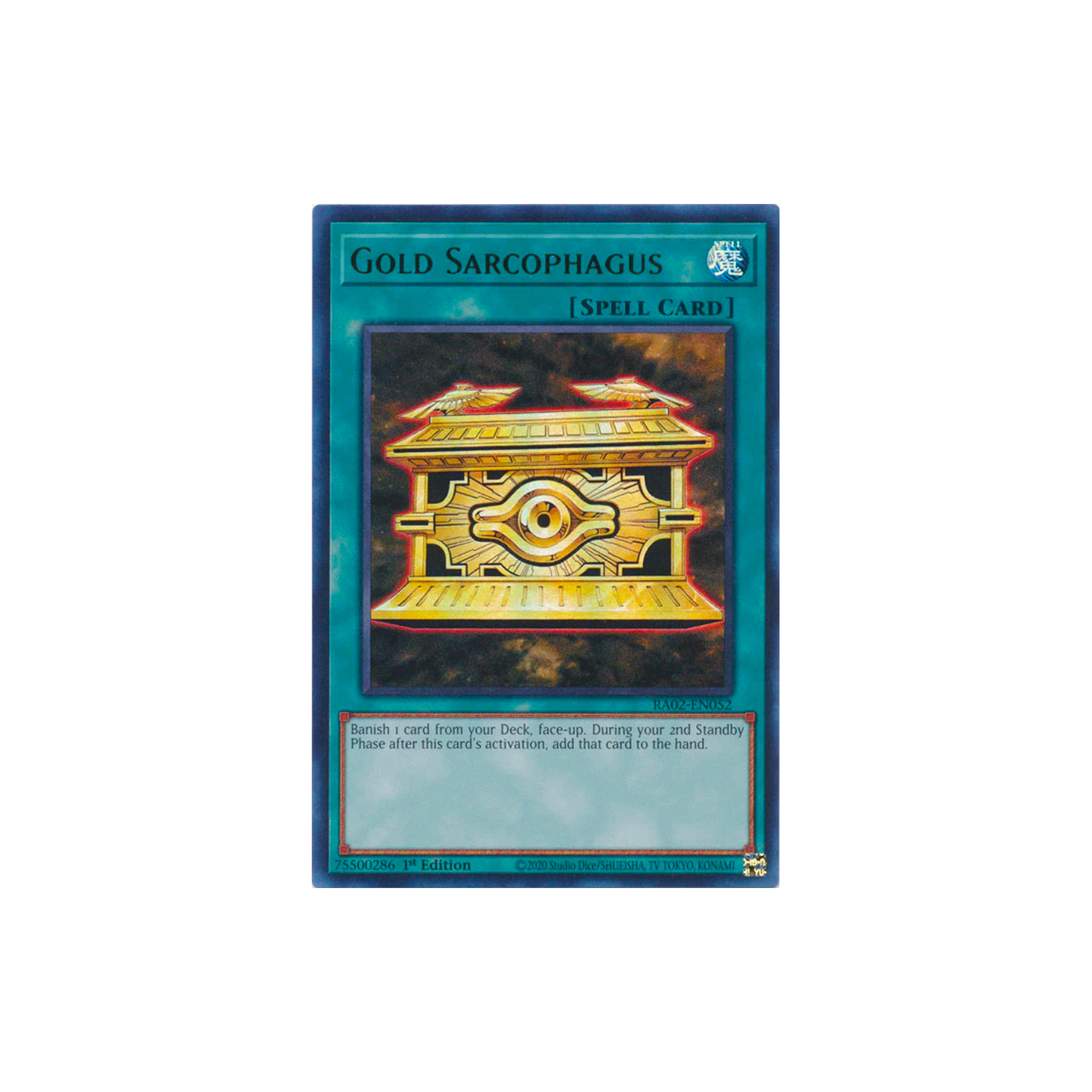 GOLD SARCOPHAGUS - ULTRA RARE - 1ST EDITION