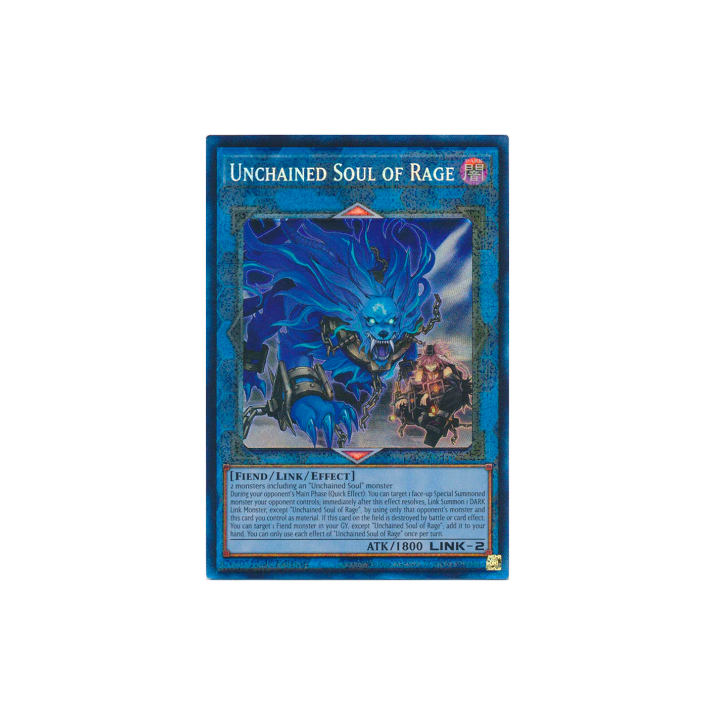 UNCHAINED SOUL OF RAGE - PRISMATIC COLLECTOR'S RARE - 1ST EDITION